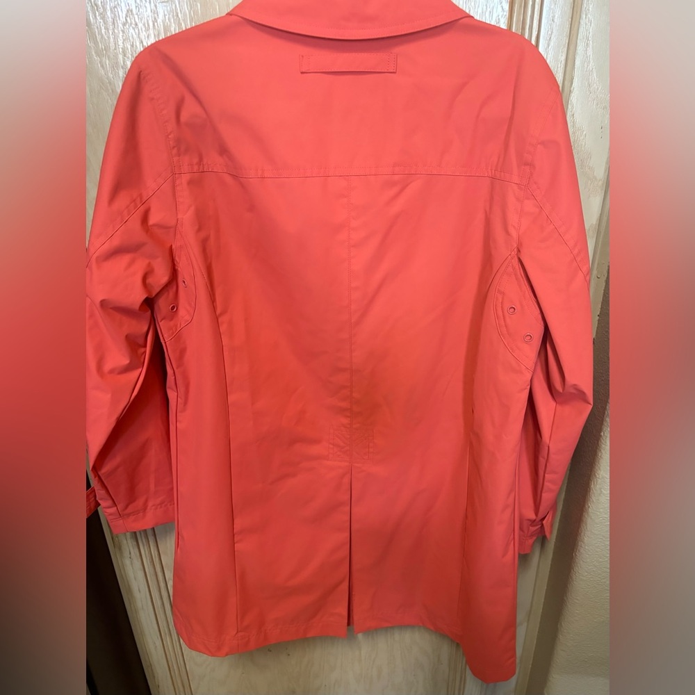 White Stag Coral Floral Rain Coat Jacket Size Medium - Picture 3 of 16